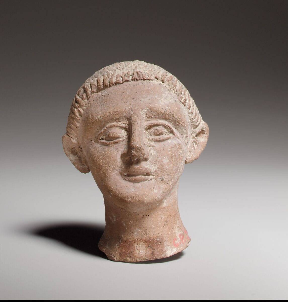 Head of a boy, Hellenistic Cypriot statue