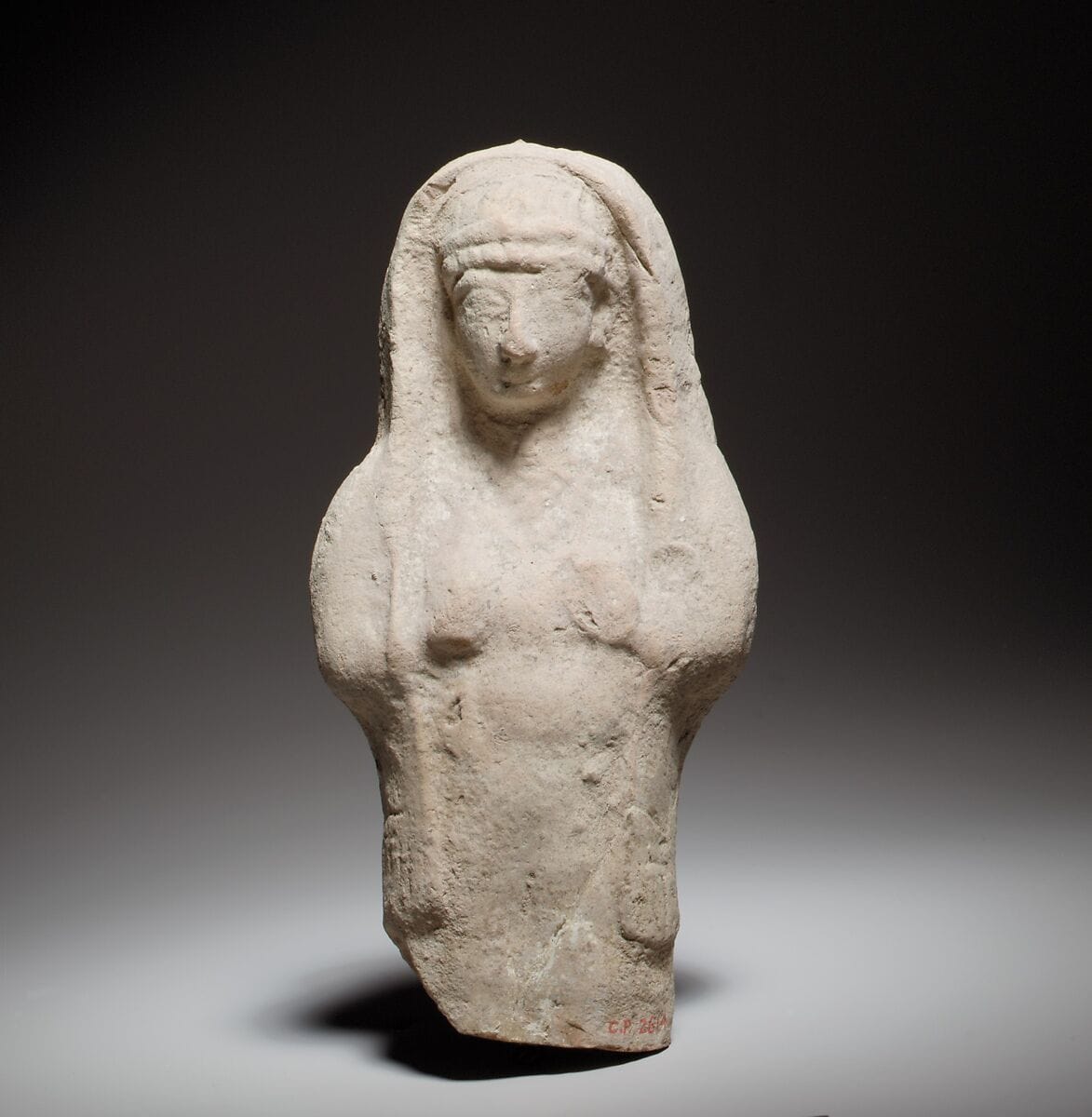 Standing female figurine, Archaic II Cypriot statue