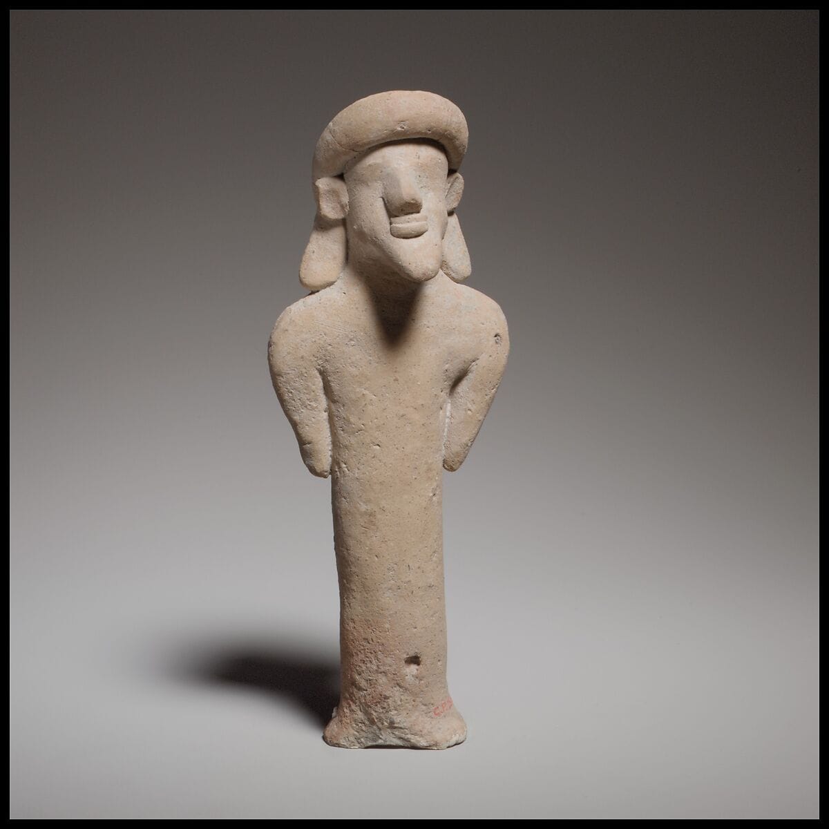 Standing male figurine, Archaic I Cypriot statue
