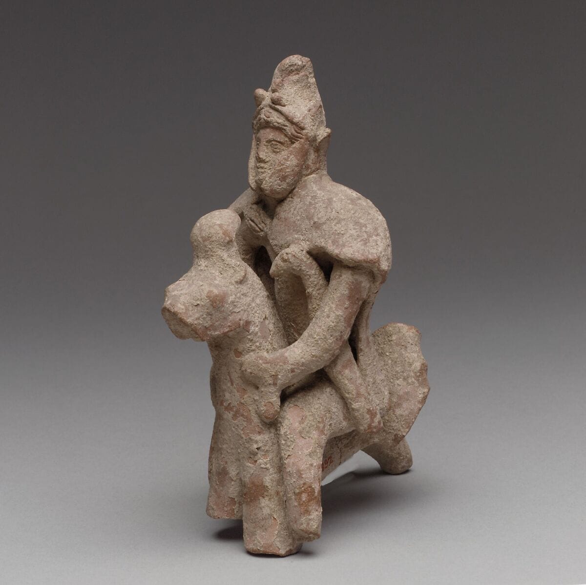 Horse and rider, Hellenistic Cypriot statue
