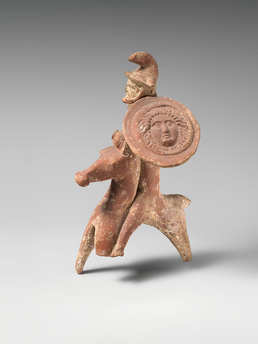 Horse and rider, Hellenistic Cypriot statue