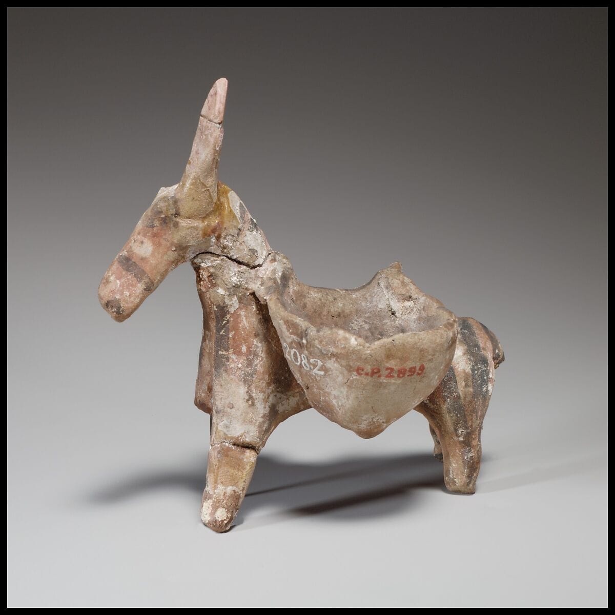 Donkey figurine, Archaic II Cypriot statue