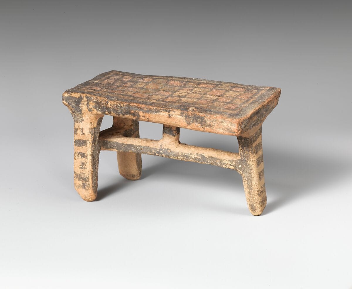 Terracotta table, Archaic II Cypriot tool