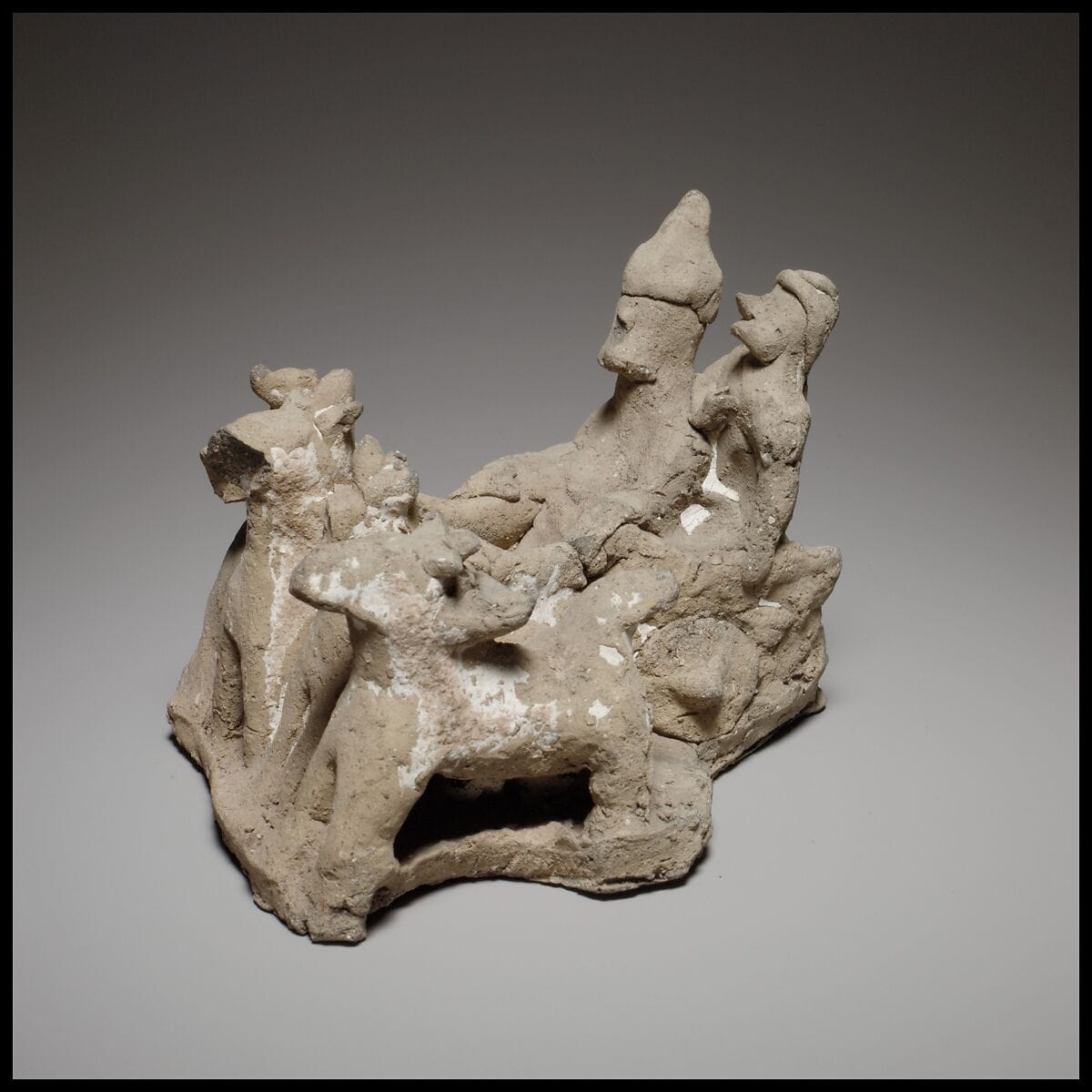Chariot group, Archaic II Cypriot statue