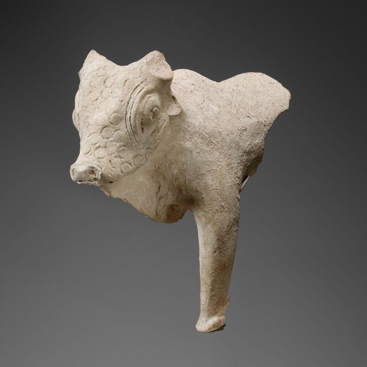 Terracotta statue of a bull, Late Bronze Age III Cypriot