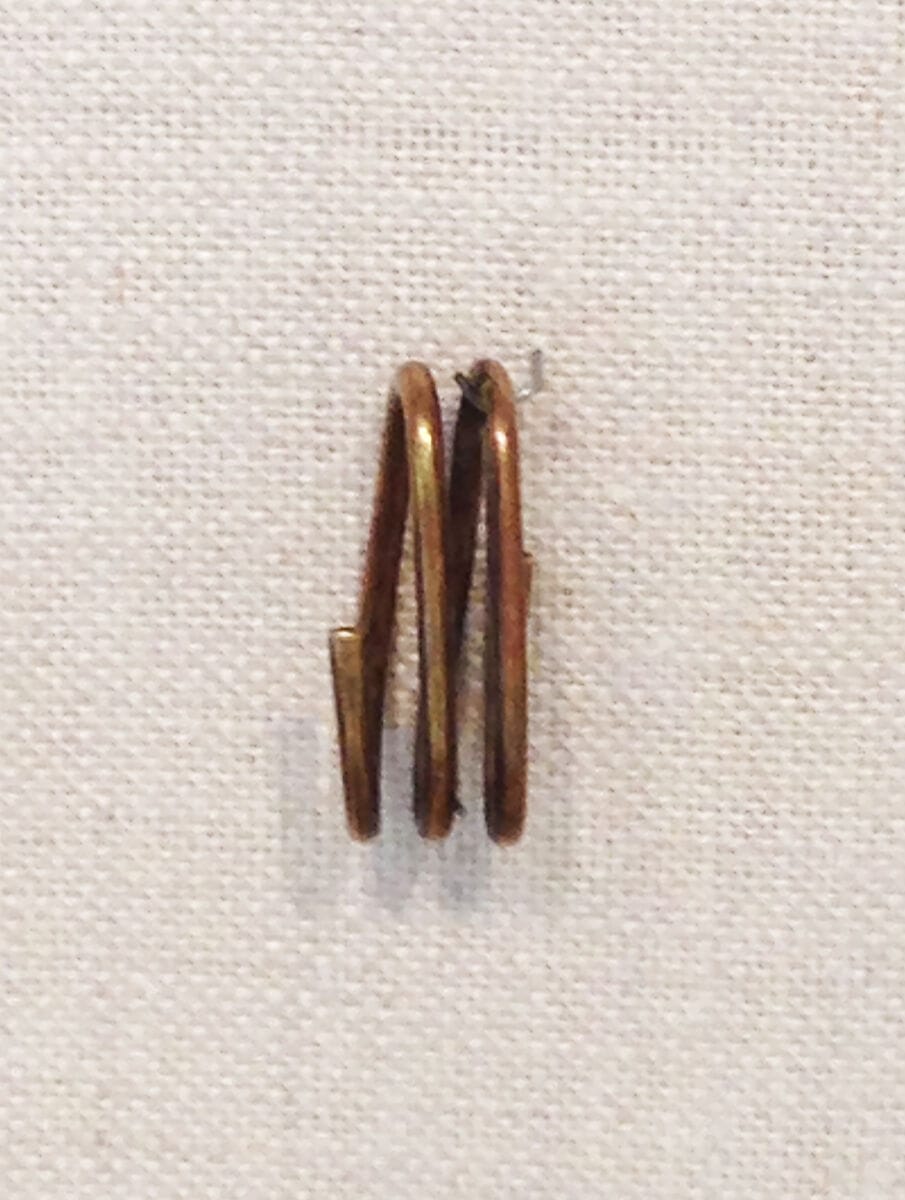 Gold spiral, Late Bronze Age II Cypriot jewelry