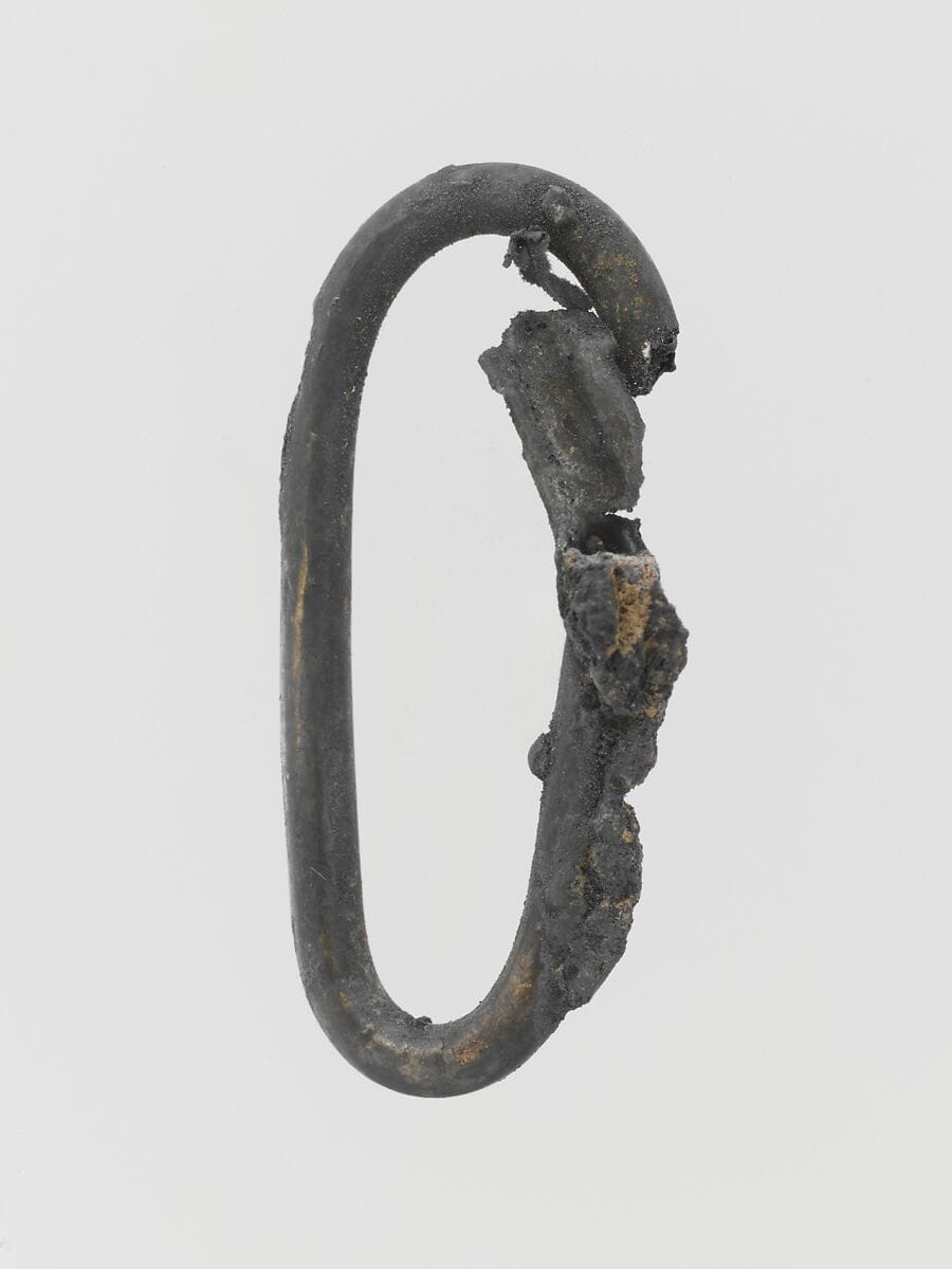 Silver spiral, Late Bronze Age II Cypriot jewelry