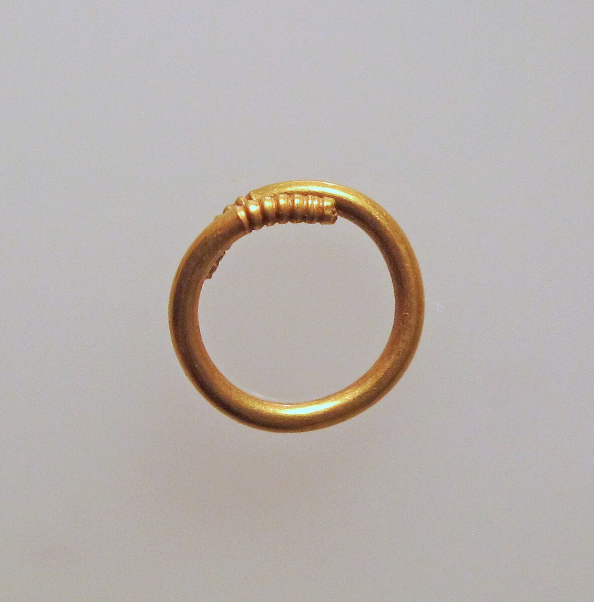 Earring or spiral, Bronze Age Cypriot jewelry