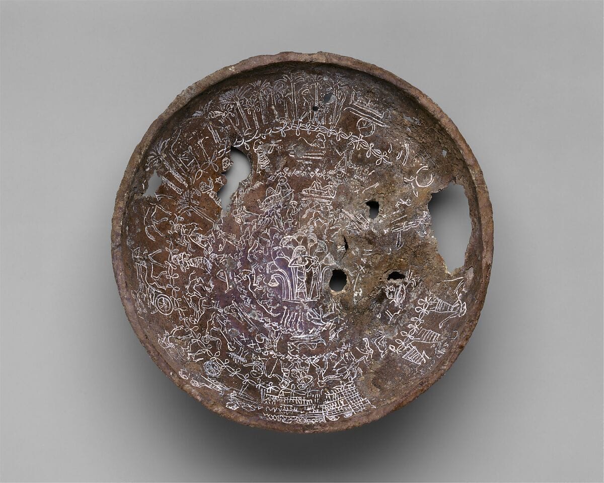 Silver bowl, Archaic I Cypriot