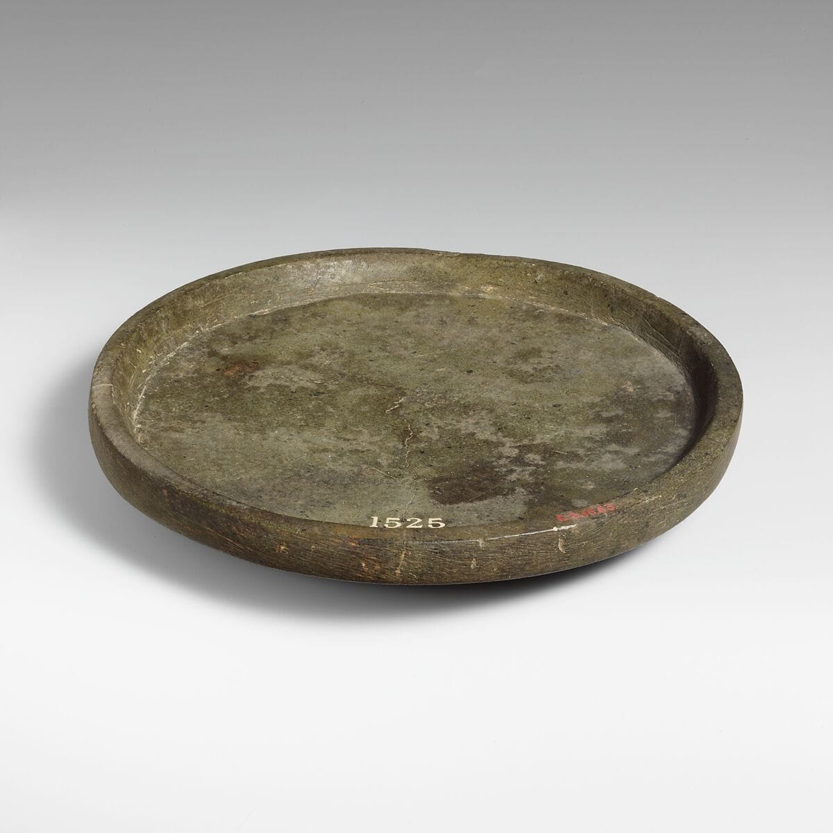 Chlorite mortar or plate, Late Bronze Age II Cypriot dish