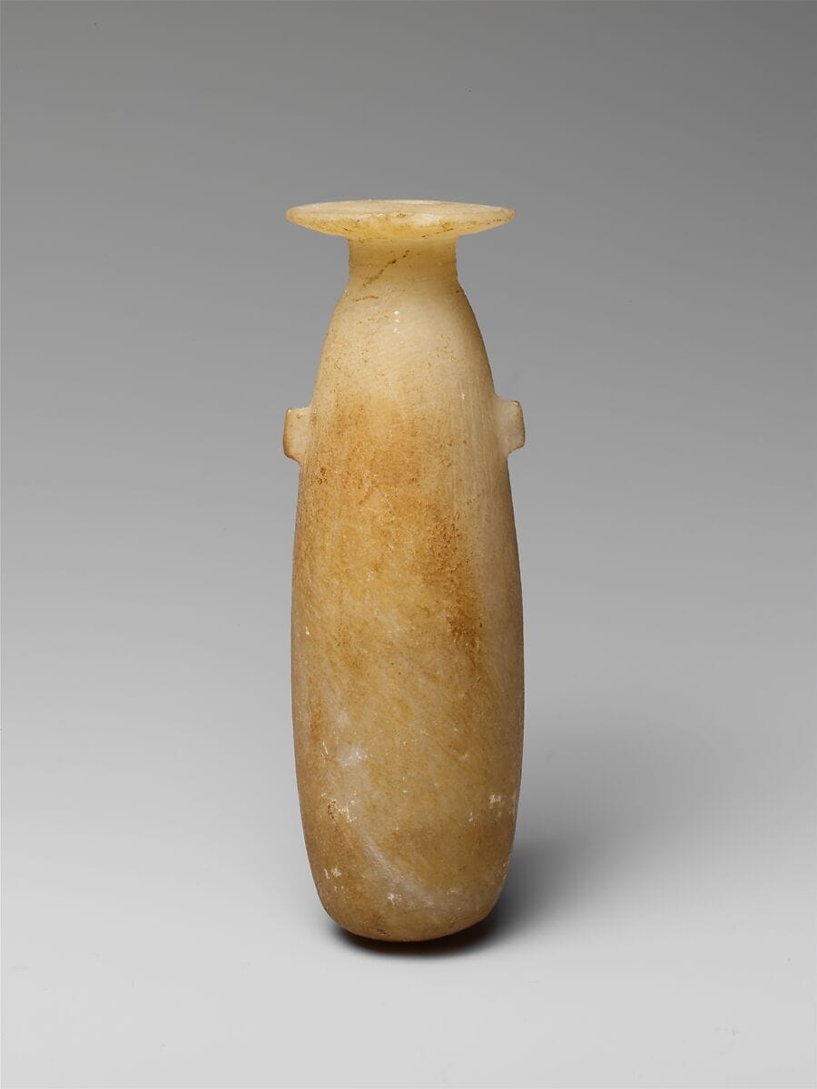Alabaster alabastron (perfume vase), Classical Cypriot flask