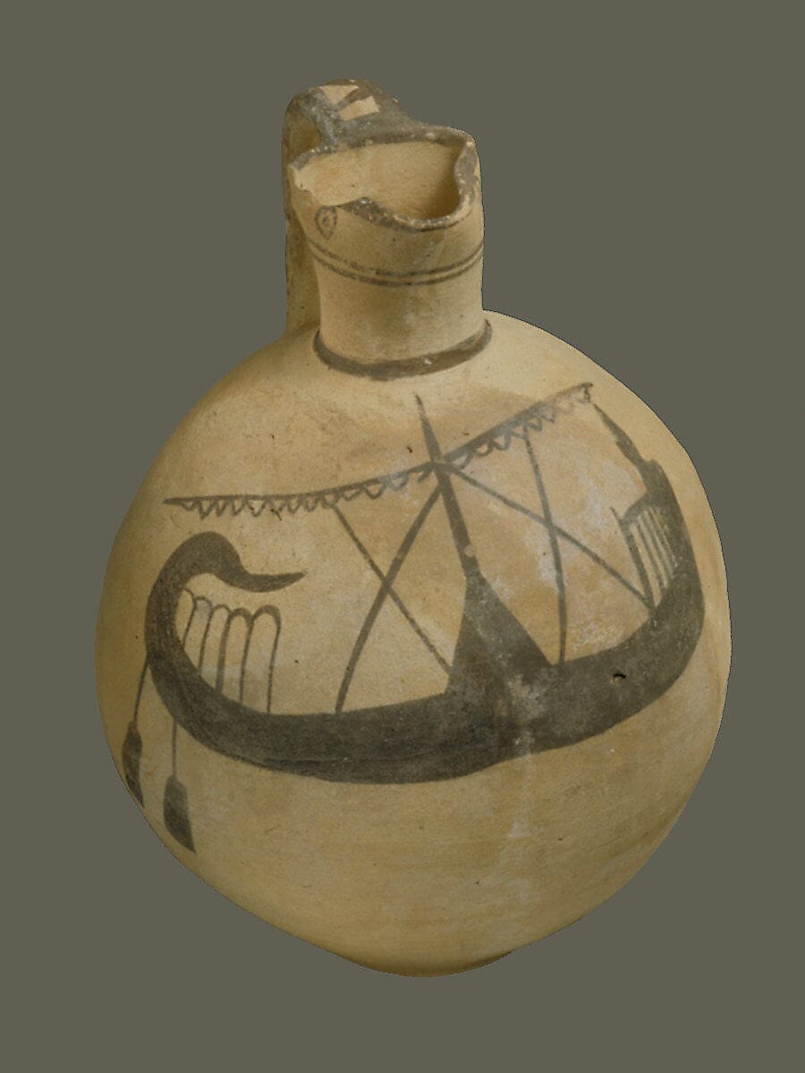 Terracotta jug, Archaic I Cypriot