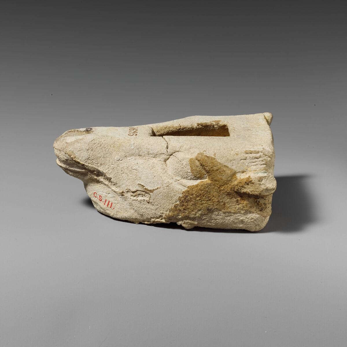 Limestone lamp in the shape of a bull’s head, Classical Cypriot tool