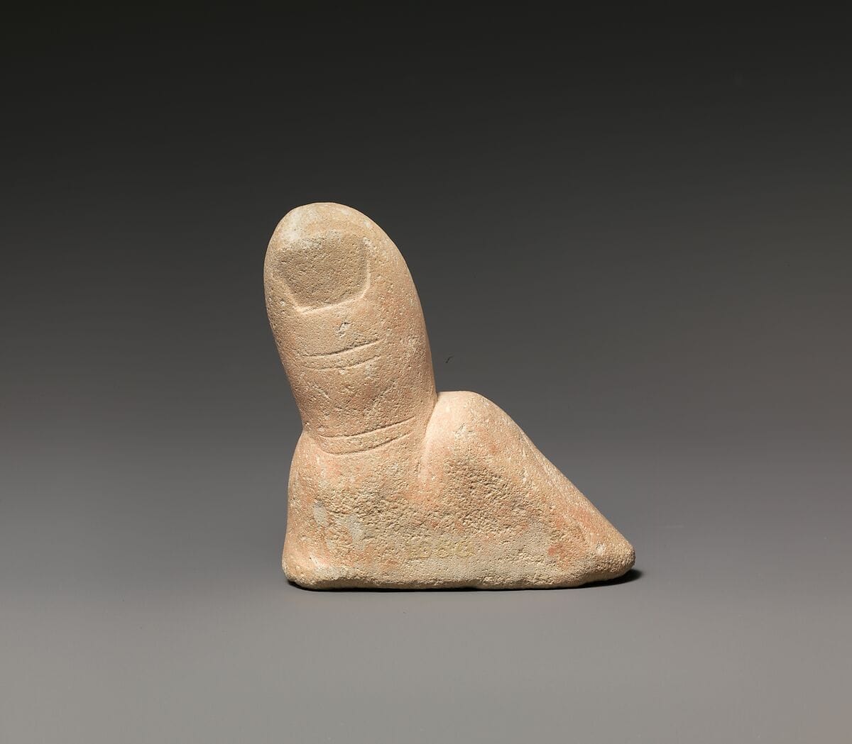 Limestone votive toe, Hellenistic Cypriot