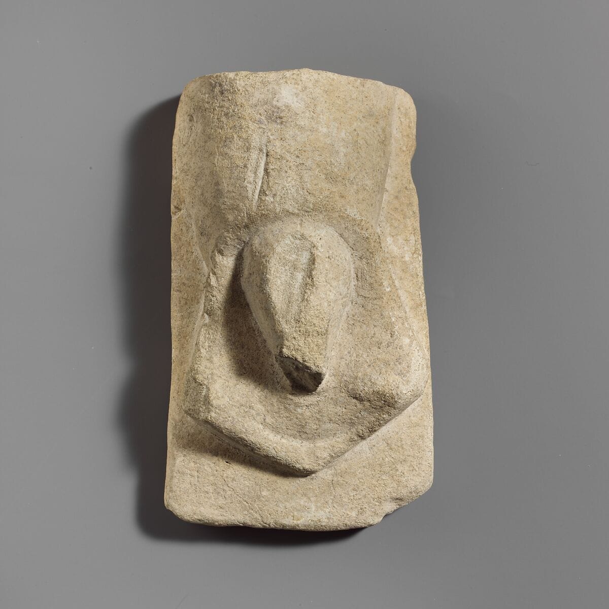 Stone votive relief of male genitalia, Classical Cypriot