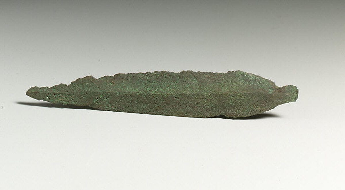 Dagger blade, Early Bronze Age I Cypriot weapons & armour