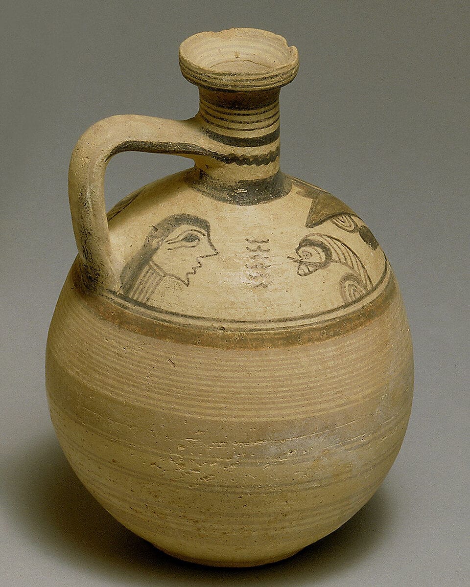 Terracotta jug, Archaic I Cypriot