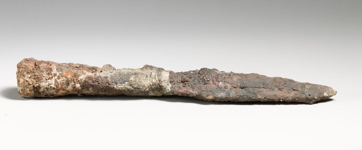 Spearhead, Geometric I Cypriot weapons & armour
