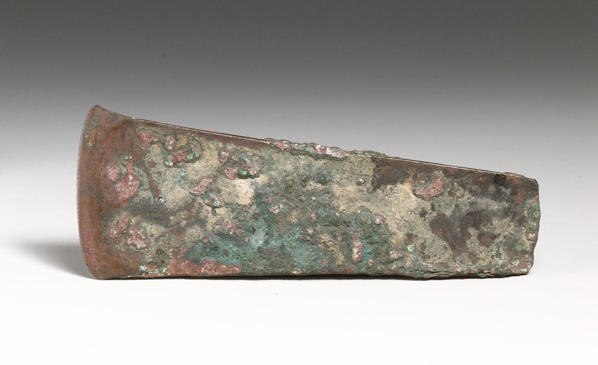 Bronze axe head, Early Bronze Age I Cypriot weapons & armour