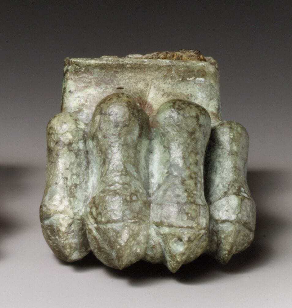 Bronze lion paw, Archaic I Cypriot tool