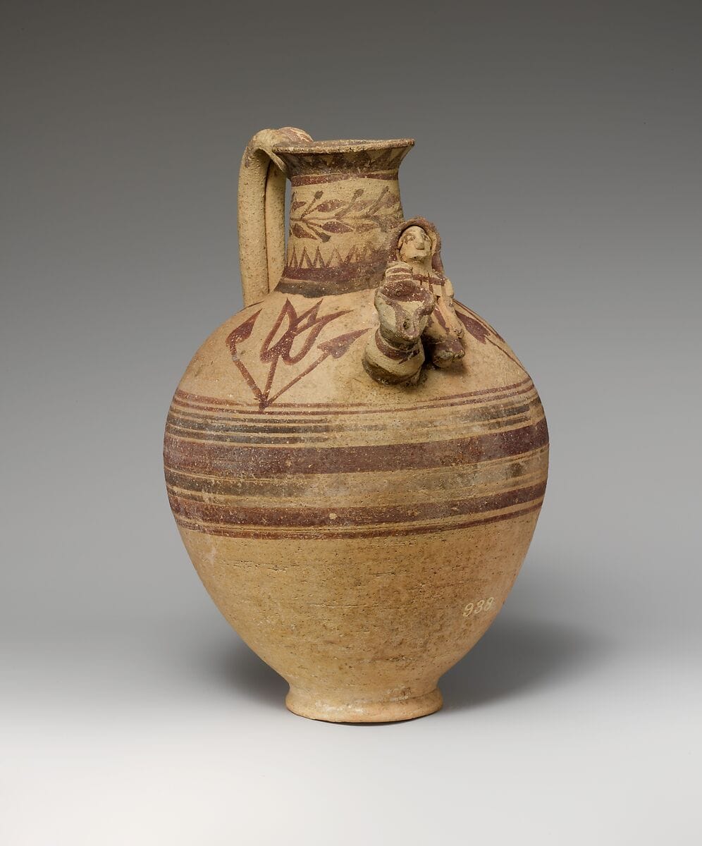 Terracotta jug, Archaic II Cypriot
