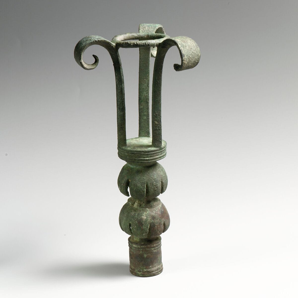 Bronze lampstand, Archaic II Cypriot tool