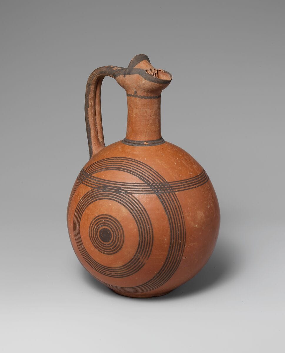 Terracotta jug, Archaic I Cypriot