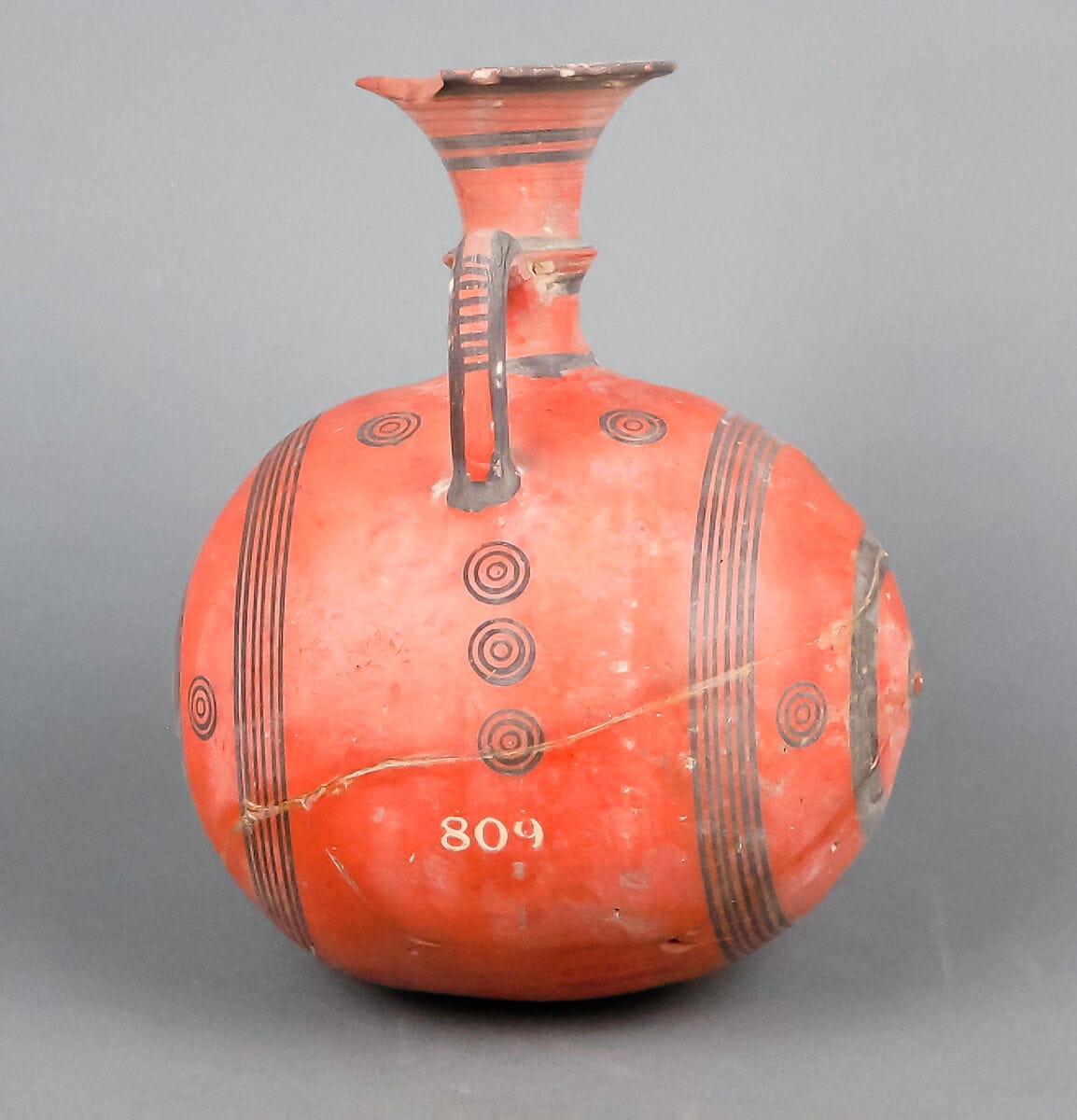 Jug, barrel-shaped, Geometric III Cypriot