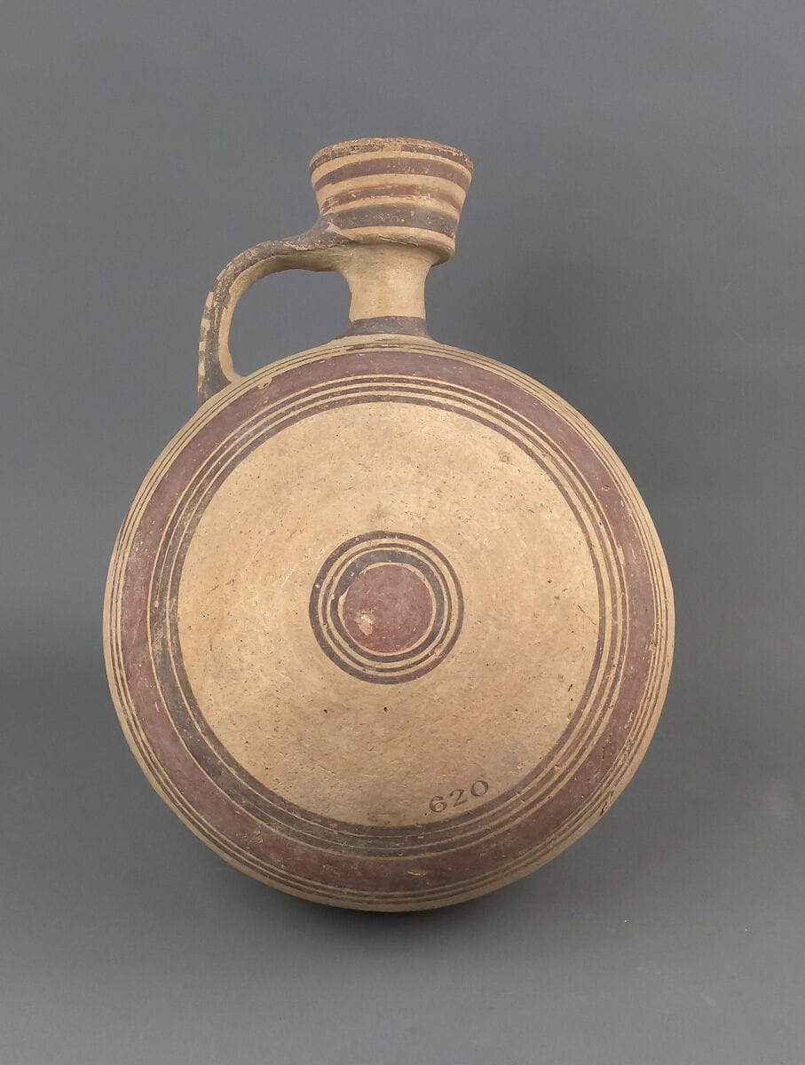 Jug, barrel-shaped, Geometric I Cypriot