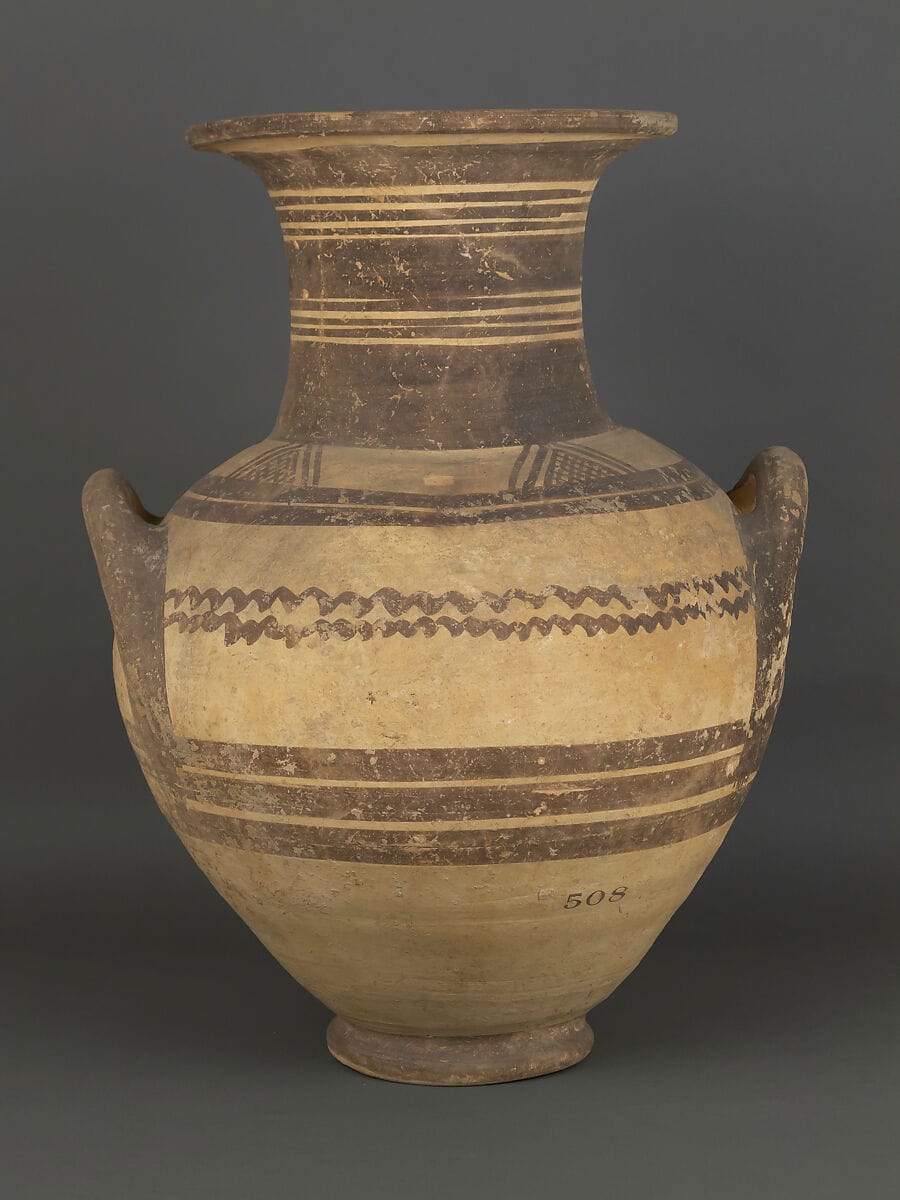 Amphora, Geometric I Cypriot jar
