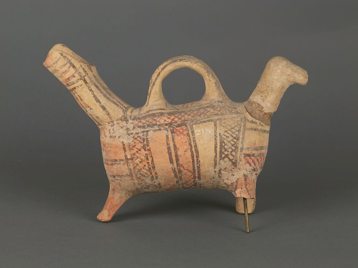 Vase in the form of an animal, Middle Bronze Age II Cypriot statue