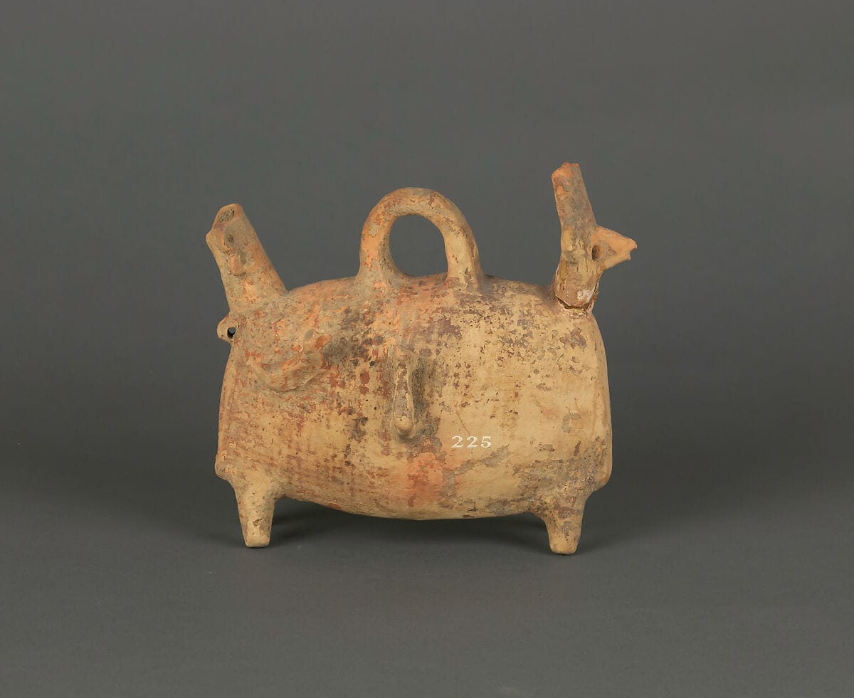 Askos in the form of an animal, Middle Bronze Age II Cypriot complex vessel