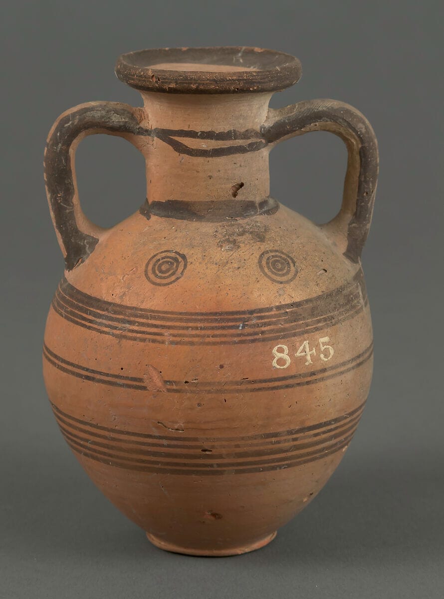 Amphora, miniature, Archaic I Cypriot jar