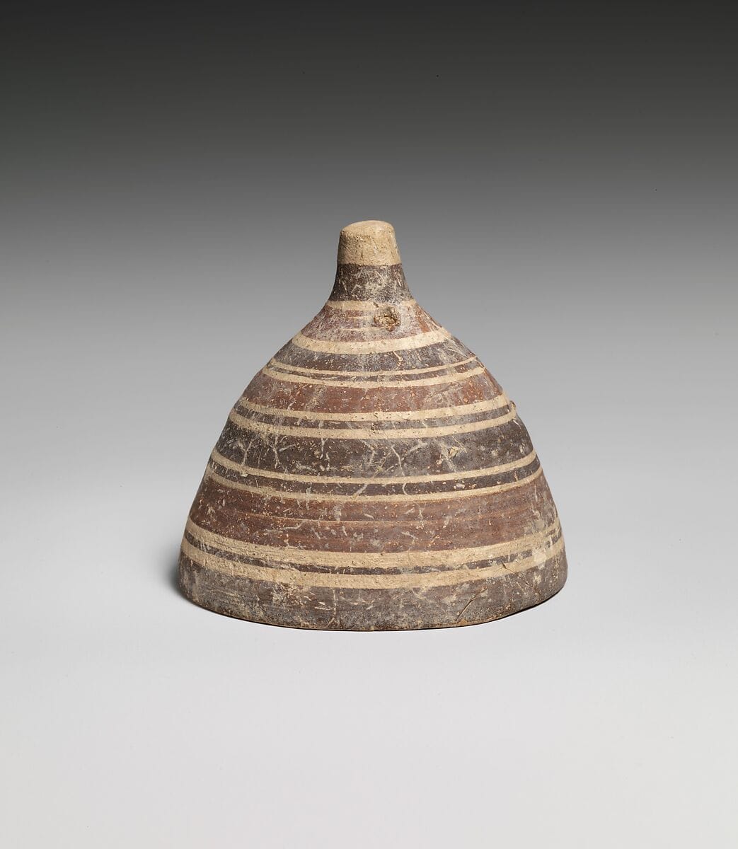 Terracotta bell, Archaic II Cypriot
