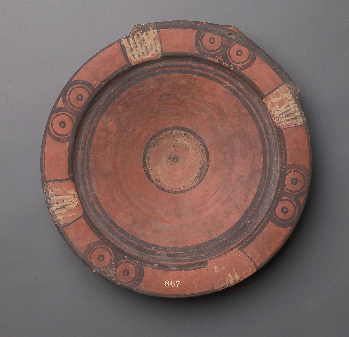 Plate, Archaic I Cypriot dish