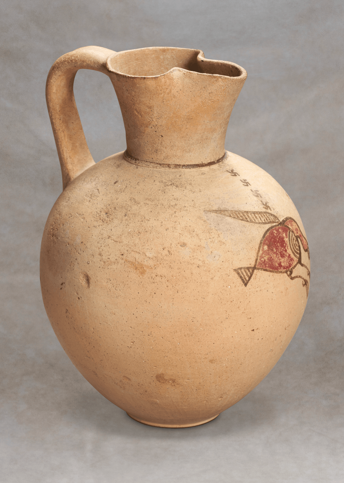 Bichrome Oinochoe, Archaic I Cypriot jug