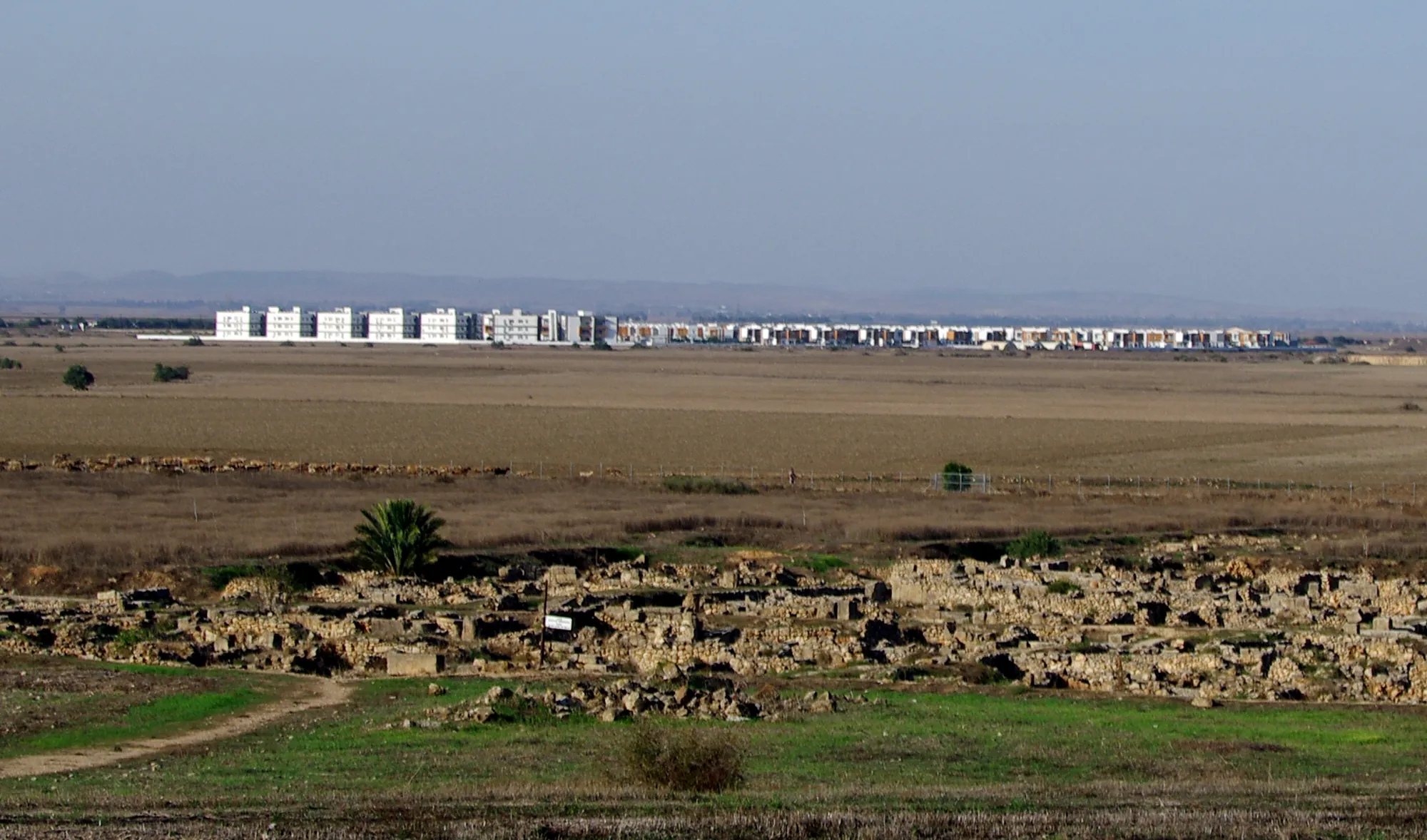 The ruin field of the Late Bronze Age town of Enkomi, in the occupied north. Photo: peuplier, CC BY 2.0, via Wikimedia Commons