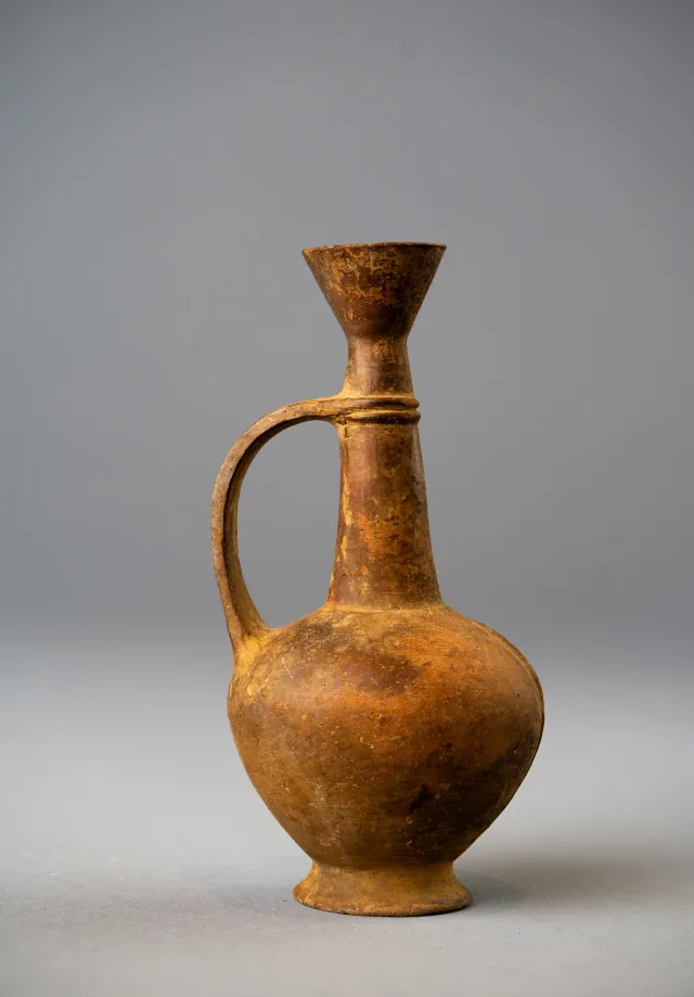 Base Ring Bilbil Juglet with Funnel Mouth and Neck Ridge