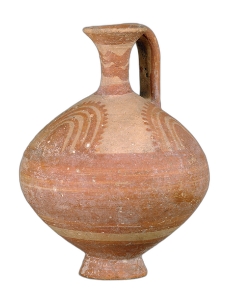Rug of the Proto-White Painted Ware, Late Bronze Age III Cypriot jug
