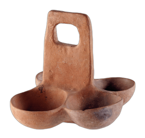 Half -spherical shells, Late Bronze Age I Cypriot complex vessel